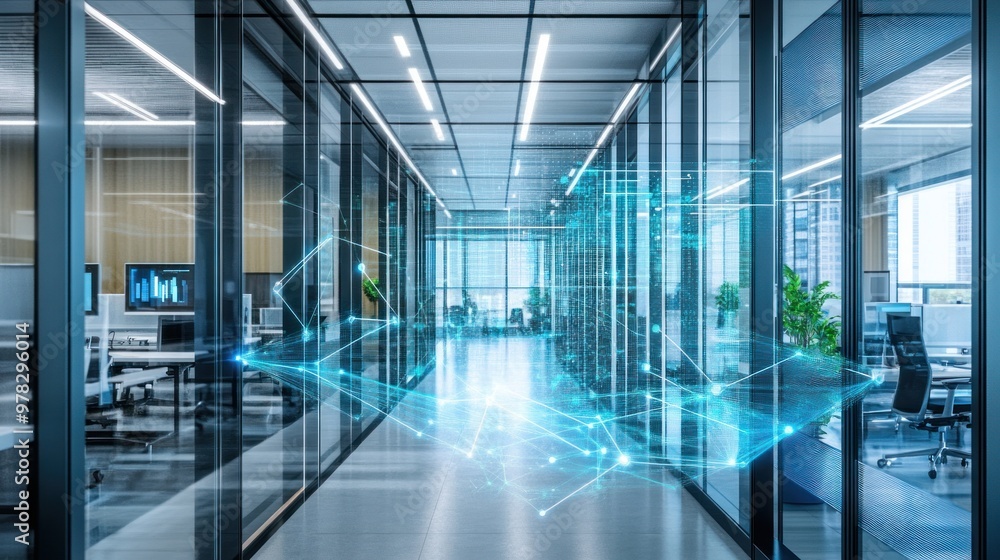 A corporate office with strong wireless connectivity, enabling employees to move freely while staying connected to the network. A corporate office with strong wireless connectivity, enabling employees to move freely while staying connected to the network.