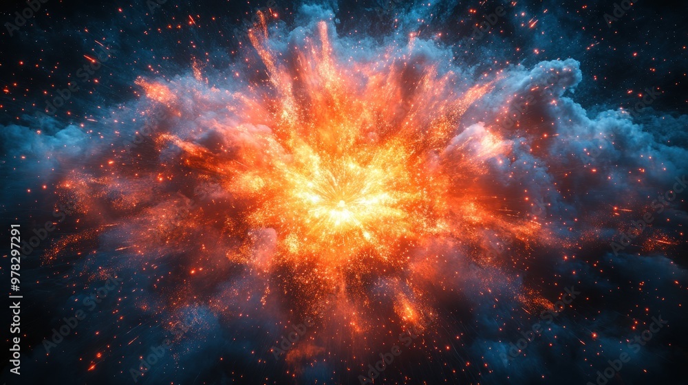 custom made wallpaper toronto digitalCosmic Explosion