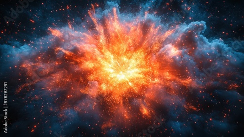 Wallpaper Mural Cosmic Explosion Torontodigital.ca