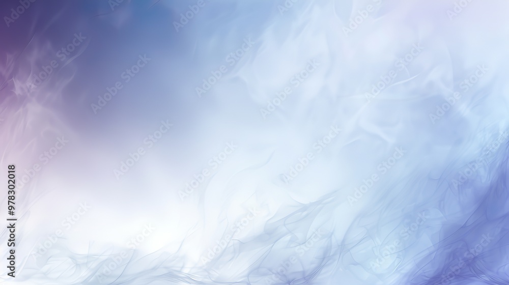 Fototapeta premium Abstract Blue Blurred Background with Light Sky Blue Color Gradient, Soft Clouds, and Calm Sea Water Texture. Bright Summer Day, Clear Sky, and Minimalistic Vector Illustration in a Realistic Photo