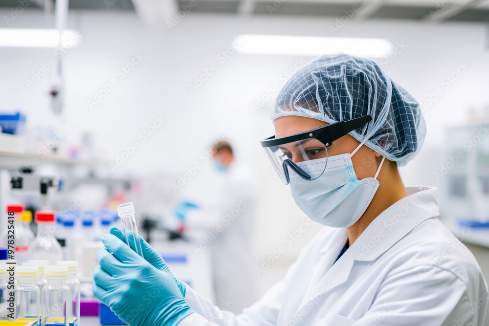 Scientist Conducting Experiments in a Research Lab.generative AI Scientist Conducting Experiments in a Research Lab.generative AI