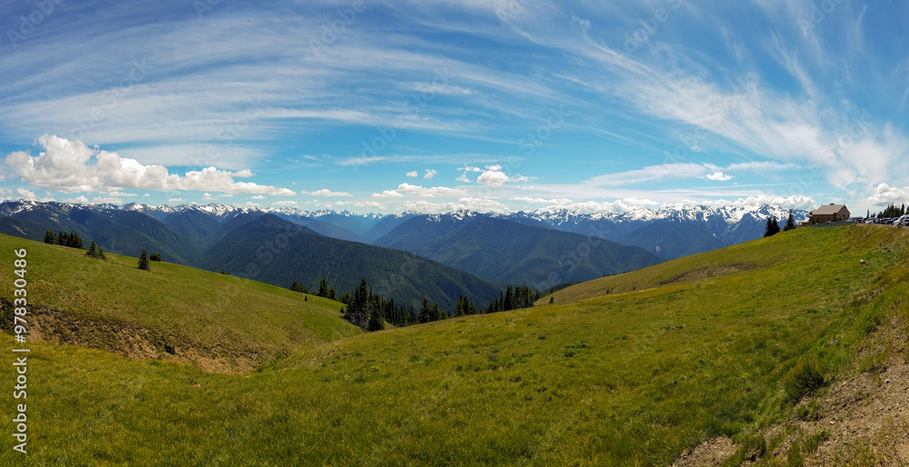 Fototapeta premium Olympic National Park Washington Olympic Mountains