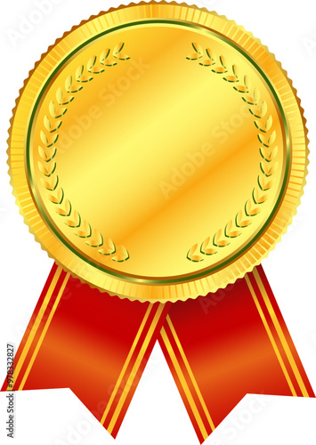 Gold Award Ribbon Medals