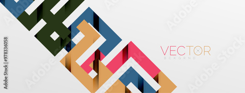 Color bend lines with shadow texture effect. Vector Illustration For Wallpaper, Banner, Background, Card, Book Illustration, landing page