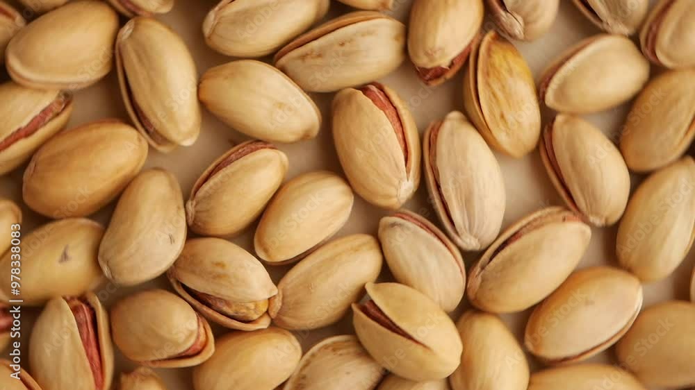 top view of rotating pistachios nuts top view of rotating pistachios nuts