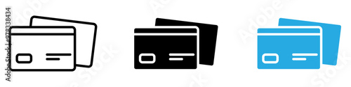 ATM card icon vector