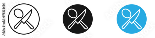Canteen icon vector