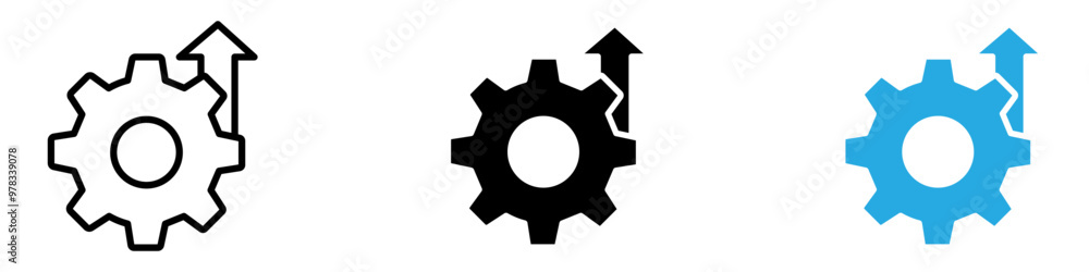 Efficiency icon vector Efficiency icon vector