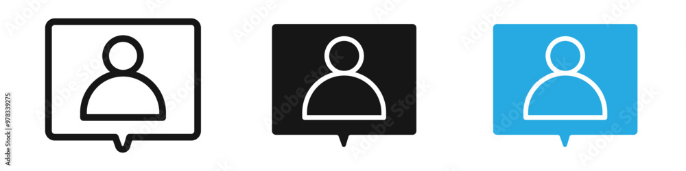 Follower icon vector Follower icon vector