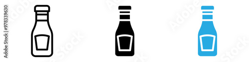 Ketchup icon vector