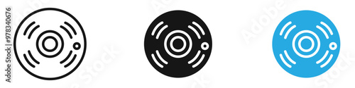Smoke detector icon vector