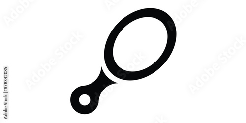 Mirror Vector Icon Design Illustration