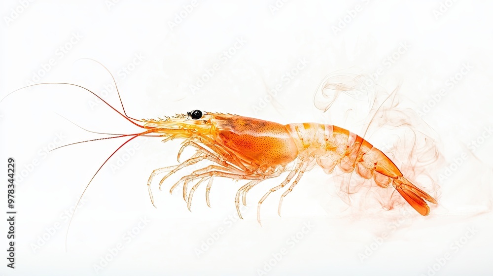 Shrimp isolated on white background Shrimp isolated on white background