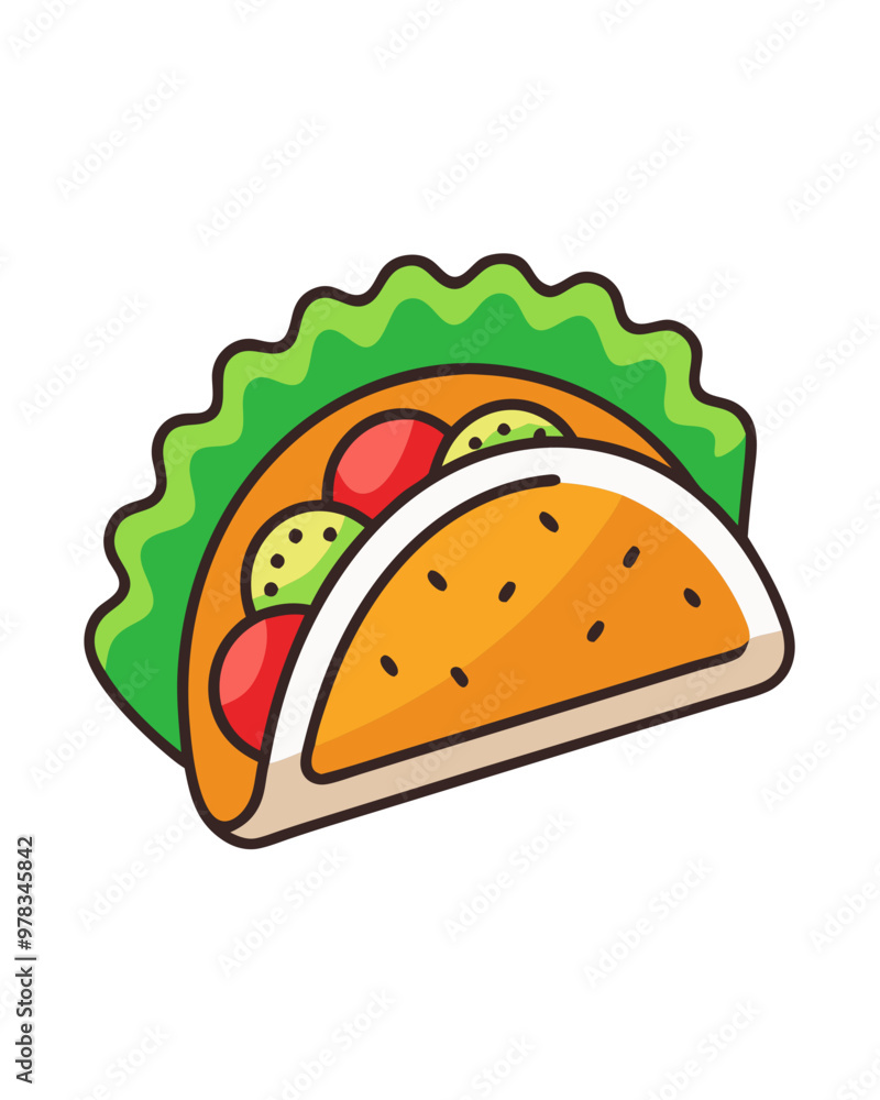 Taco vector illustration Taco vector illustration