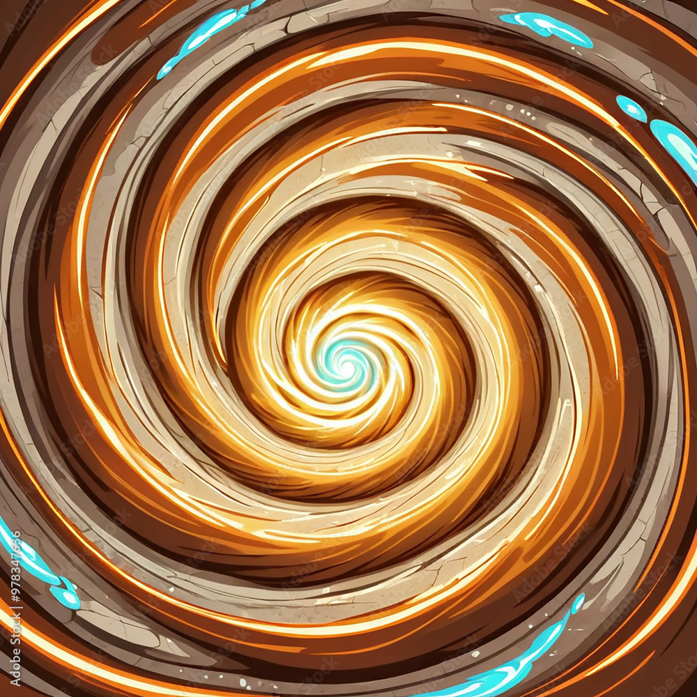 A vibrant and captivating spiral vortex design featuring warm orange and cool blue tones. Perfect for backgrounds, digital art, and abstract themes. A vibrant and captivating spiral vortex design featuring warm orange and cool blue tones. Perfect for backgrounds, digital art, and abstract themes.