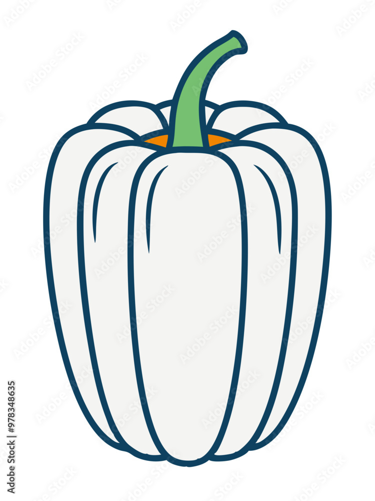 Line art of a bell peppers
Line art of a bell peppers