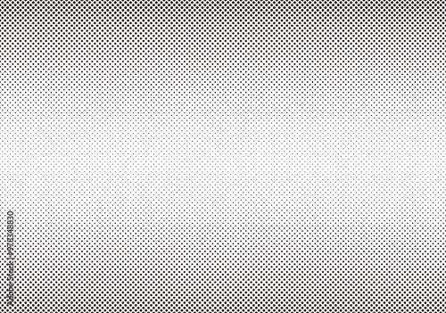 Seamless Monochrome Vector Screen Tones Isolated On A White Background. Horizontally And Vertically Repeatable.