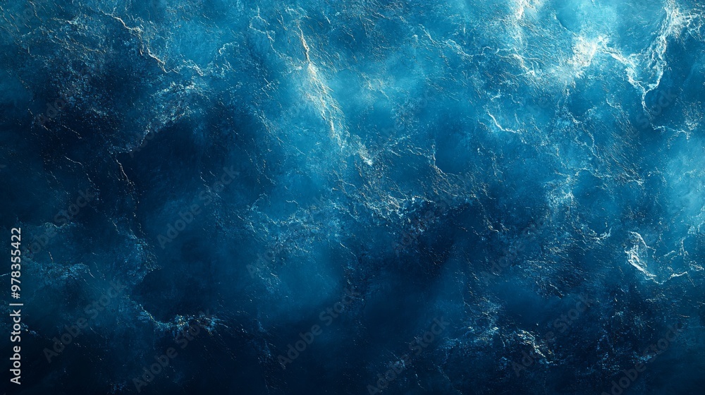 Abstract Blue Ocean Water Texture Background Abstract Blue Ocean Water Texture Background