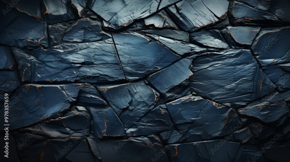 Dark Blue Stone Wall Texture Background Dark Blue Stone Wall Texture Background