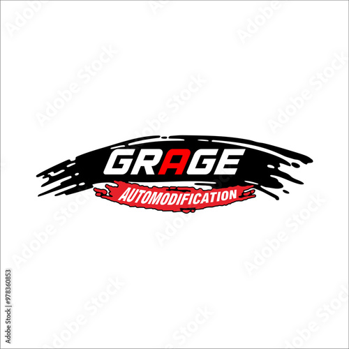 Grage automodification logo with white background