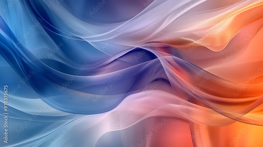 High-quality abstract background with cool color palette and smooth lines, graphic illustration, sharp images High-quality abstract background with cool color palette and smooth lines, graphic illustration, sharp images