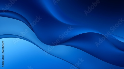 abstract blue wave background