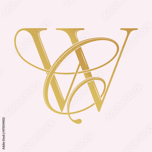 CW,WC, logo CW, Letter CW, monogram CW, vector, logo, Wedding Monogram Initials, Wedding Logo,Wedding Monogram, Logo Design