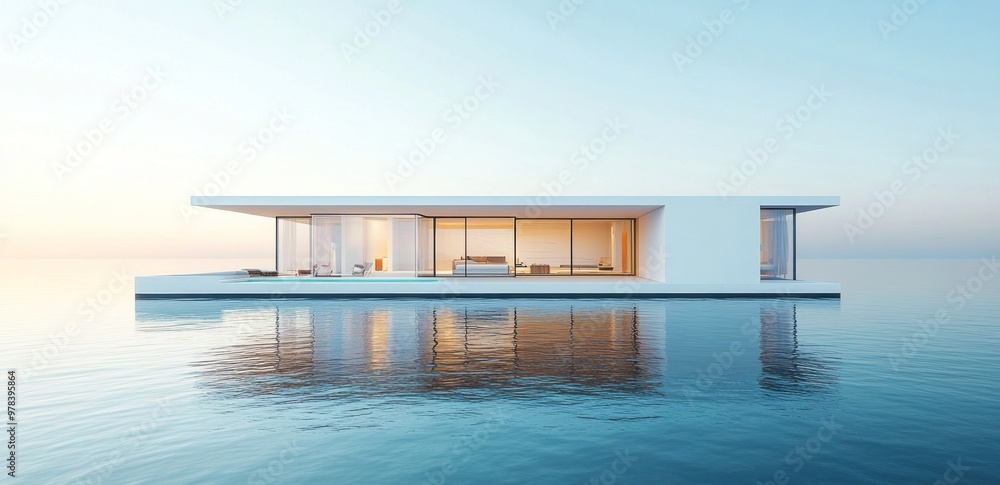 Modern Minimalist House on the Sea Modern Minimalist House on the Sea