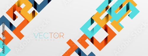 Color bend lines with shadow texture effect. Vector Illustration For Wallpaper, Banner, Background, Card, Book Illustration, landing page