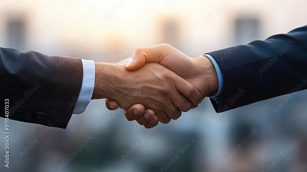 Close-up of two business hands shaking in agreement, symbolizing partnership and collaboration in a professional setting. Close-up of two business hands shaking in agreement, symbolizing partnership and collaboration in a professional setting.
