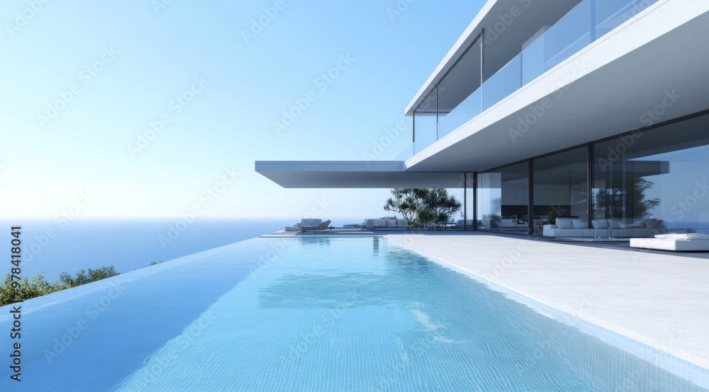 Modern Villa with Infinity Pool Overlooking the Ocean Modern Villa with Infinity Pool Overlooking the Ocean