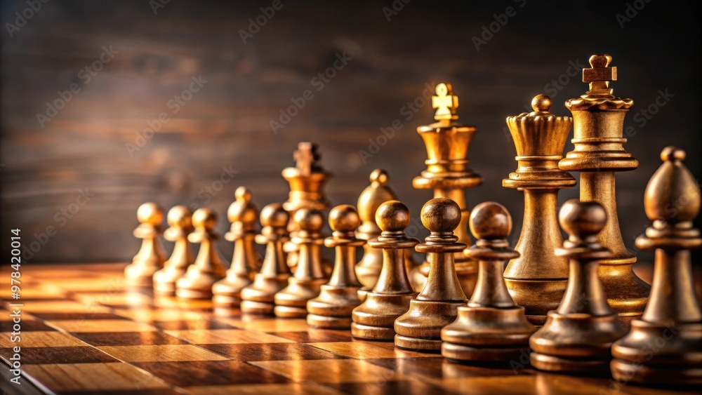 chess pieces on a wooden chessboard, strategy, game, competition, king, queen, bishop, knight, rook, pawn, checkmate chess pieces on a wooden chessboard, strategy, game, competition, king, queen, bishop, knight, rook, pawn, checkmate
