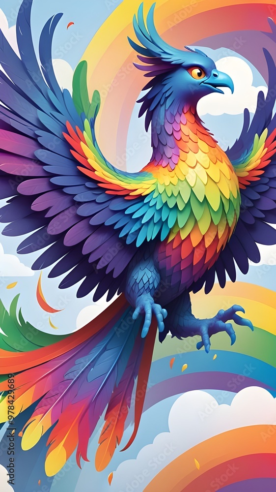 Fototapeta premium blue and yellow macaw