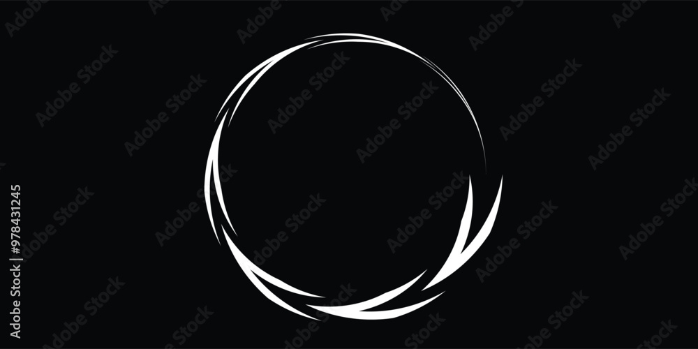 Grunge ink circle made of black paint.Grunge logo made of ink.Ink oval frame. Grunge ink circle made of black paint.Grunge logo made of ink.Ink oval frame.