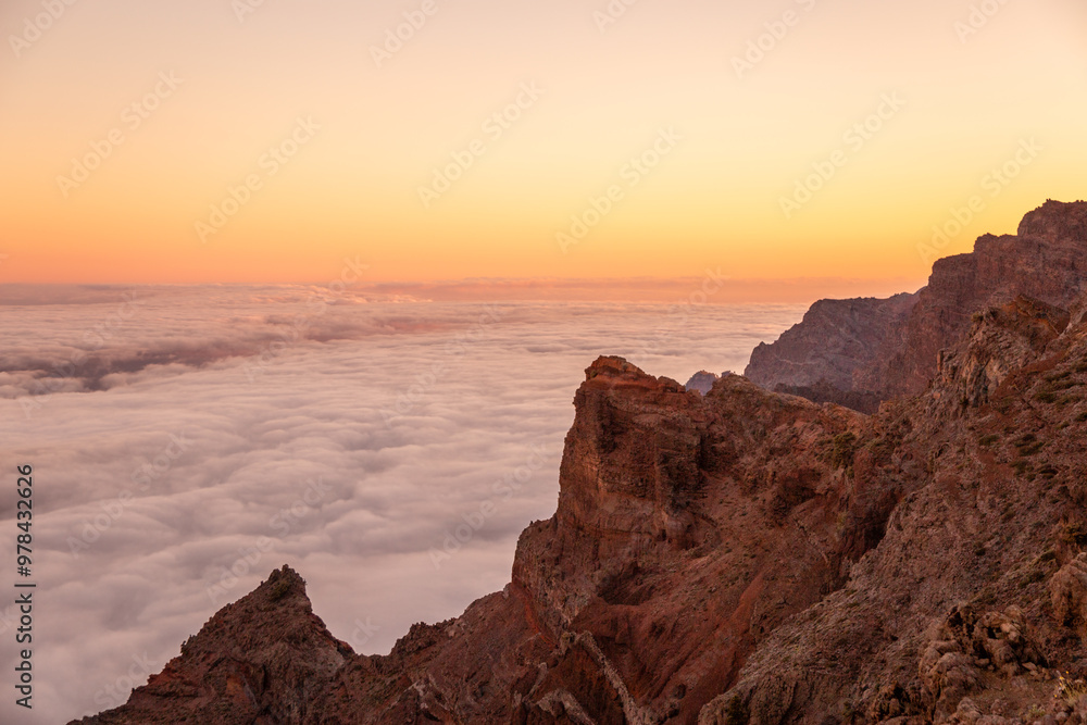 Caldera de Taburiente National Park, Island La Palma, Canary Islands, Spain, Europe. Caldera de Taburiente National Park, Island La Palma, Canary Islands, Spain, Europe.