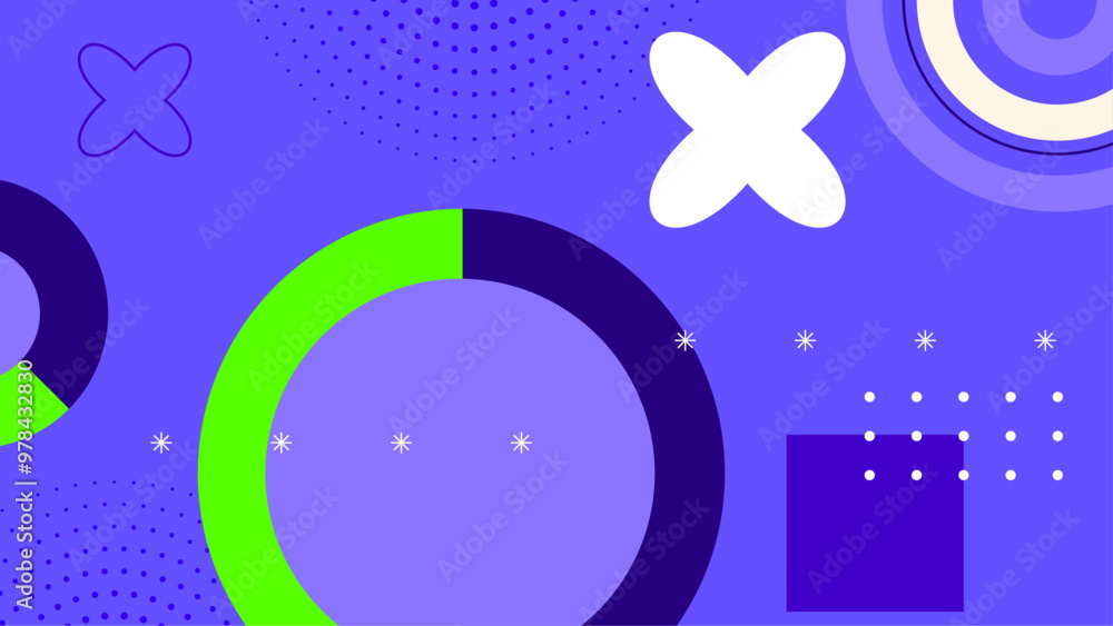 Abstract geometric shapes in vibrant blue and green color palette with playful and minimal design. Bold abstract design featuring geometric shapes in a vivid blue and green color scheme Abstract geometric shapes in vibrant blue and green color palette with playful and minimal design. Bold abstract design featuring geometric shapes in a vivid blue and green color scheme