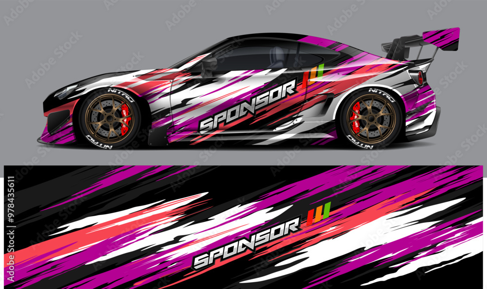car livery graphic vector. abstract grunge background design for vehicle vinyl wrap and car branding car livery graphic vector. abstract grunge background design for vehicle vinyl wrap and car branding