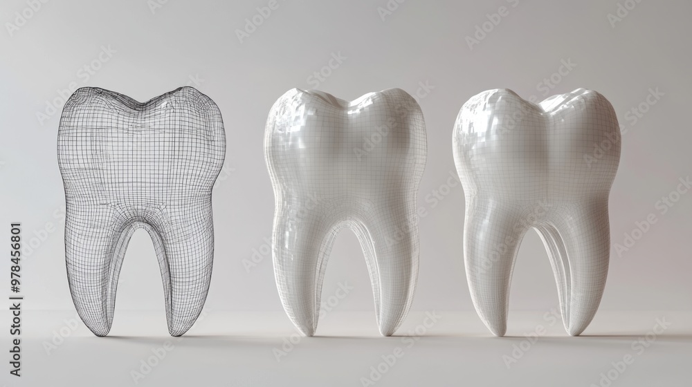 3D Tooth Model. 3D Tooth Model.