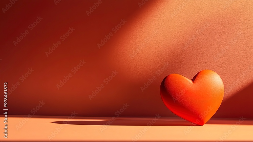 Heart shaped shadow as copy space Modern Valentines day concept Creative love idea Minimalistic Mothers day composition Heart shaped shadow as copy space Modern Valentines day concept Creative love idea Minimalistic Mothers day composition
