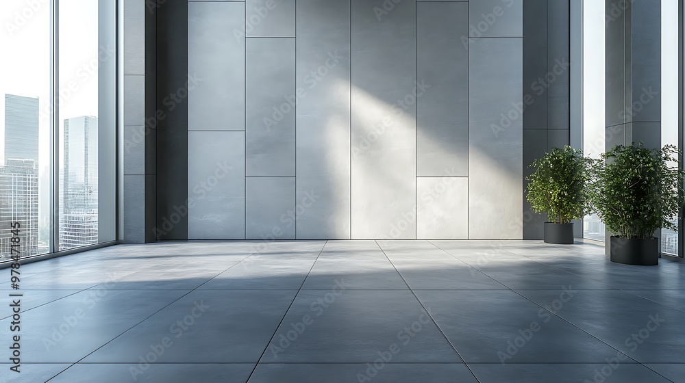 Modern Office Space with City View