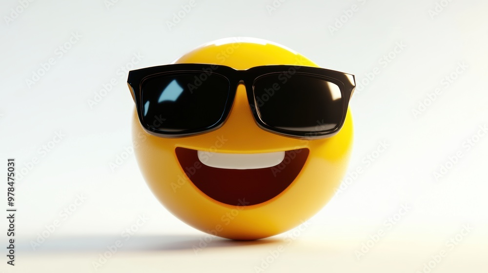 Cool Smiley Face. Cool Smiley Face.