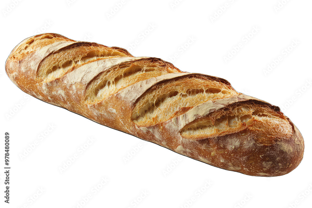 Baguette isolated on white or transparent Baguette isolated on white or transparent