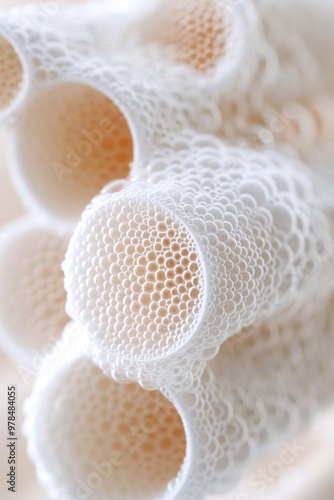 Close-up of bacteria colonies on a bathroom towel rack, highlighting the hygiene risks in communal bathrooms.