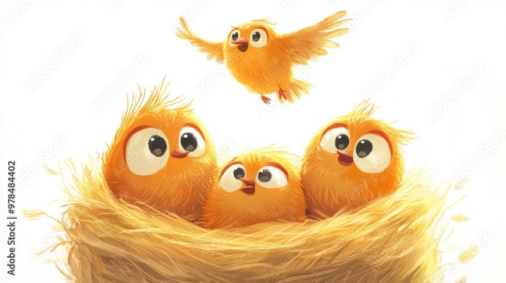 Baby Birds Nest. Baby Birds Nest.