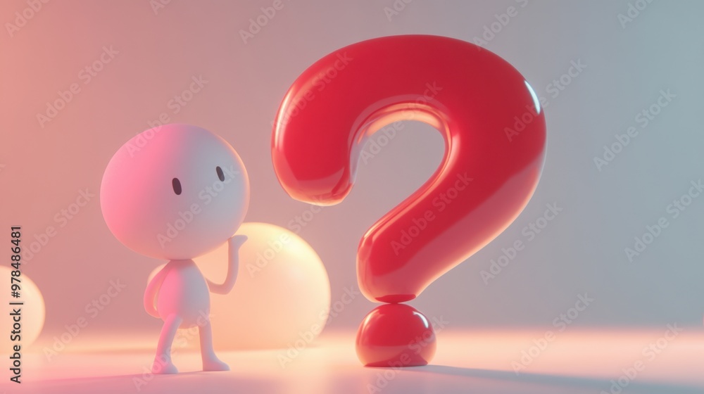 Question Mark Character. Question Mark Character.