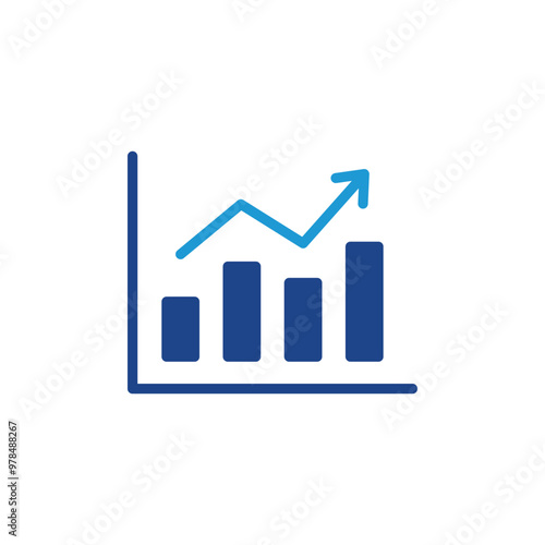 growing graph icon