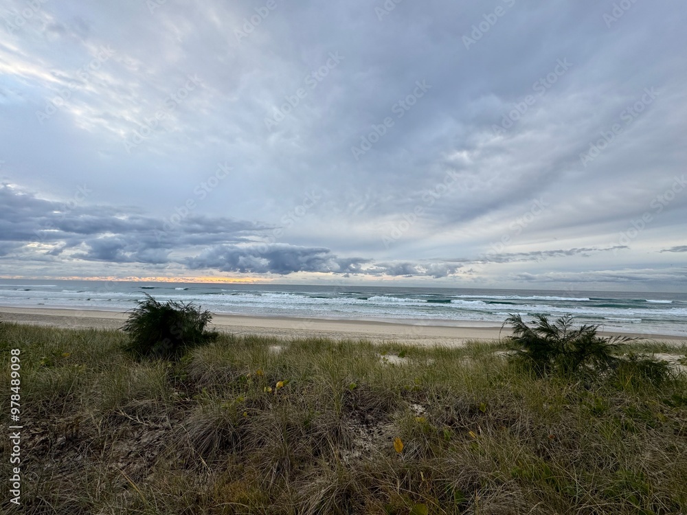 Cloudy beach Cloudy beach