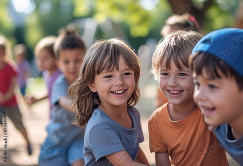 Children Playing Tag