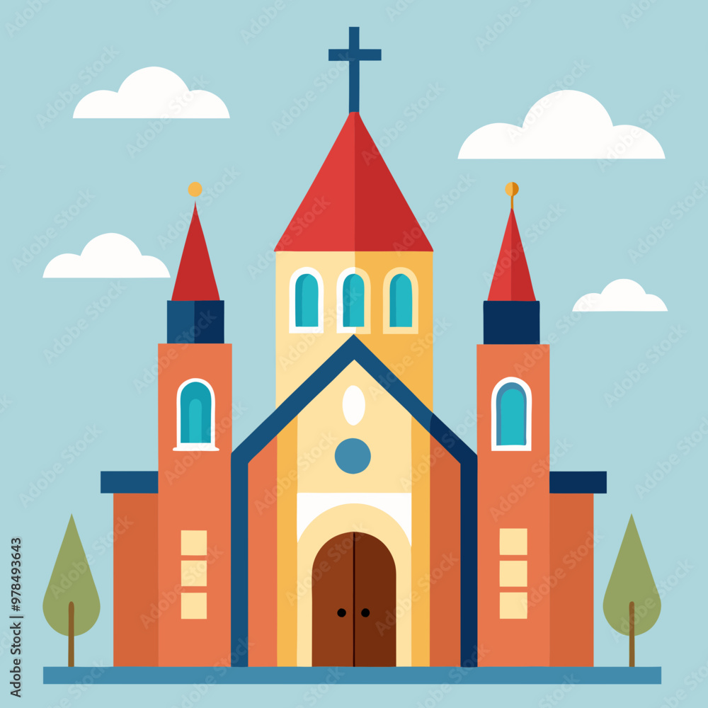 vector illustration of church vector illustration of church