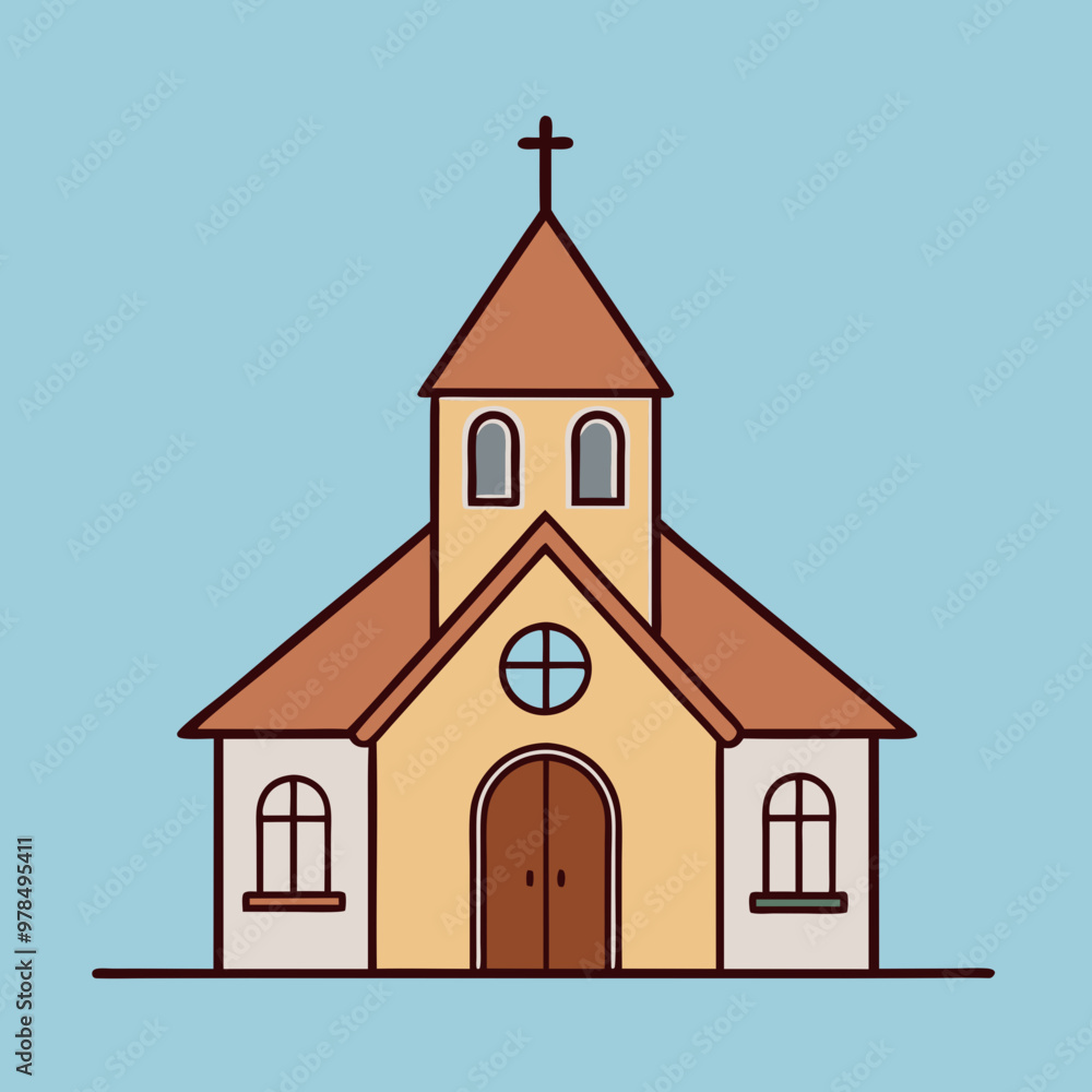 vector illustration of church vector illustration of church
